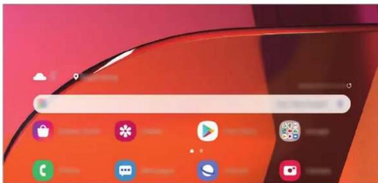 SAMSUNG Galaxy A20s - Visning af skærmen i liggende retning - 1