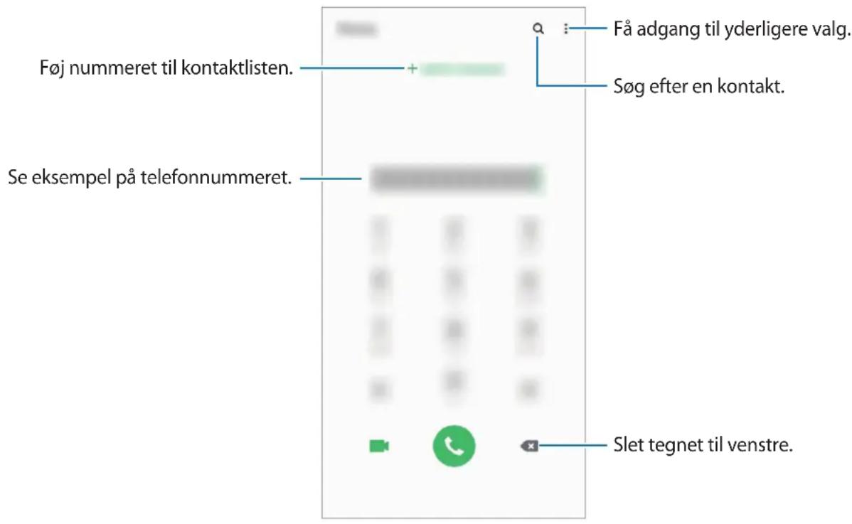 SAMSUNG Galaxy A20s - Foretage opkald - 1