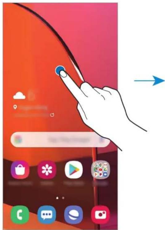 SAMSUNG Galaxy A20s - Redigere startskærmen - 1