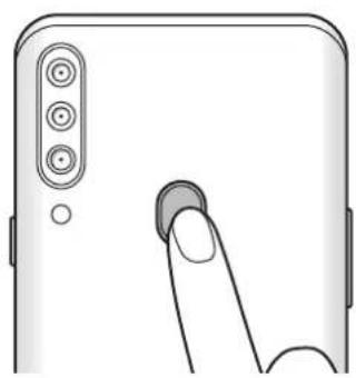 SAMSUNG Galaxy A20s - Registrering af fingeraftryk - 1