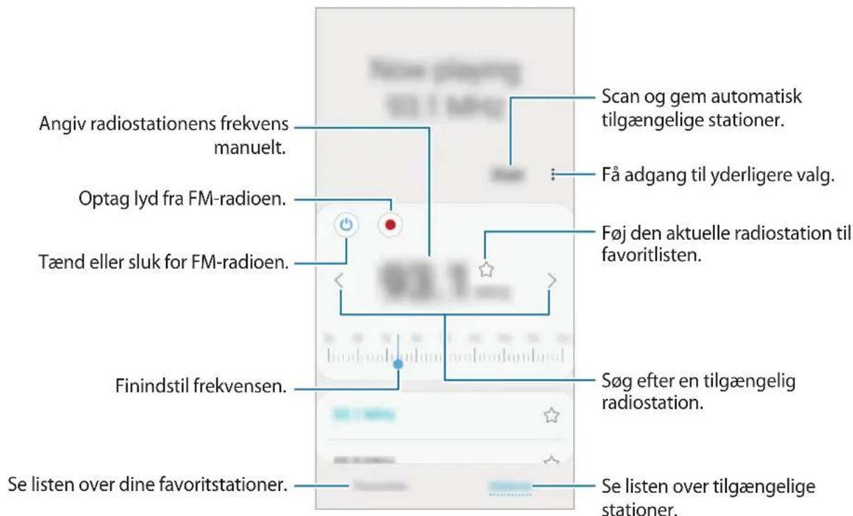 SAMSUNG Galaxy A20s - Lytte til FM-radioen - 2