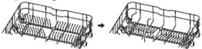Eta 238390010 - Folding back the cup shelves - 1