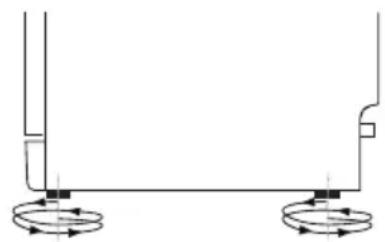 Eta 238390010 - Levelling the appliance - 1