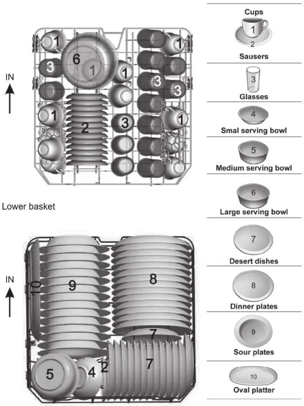 Eta 238190010 - Upper basket - 1