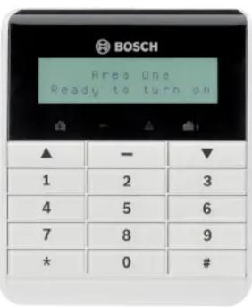 BOSCH Ares One Ready to turn on ▲ - ▼ 1 2 3 4 5 6 7 8 9 * 0 #