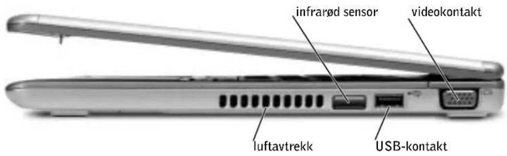 infrarød sensor videokontakt luftavtrekk USB-kontakt