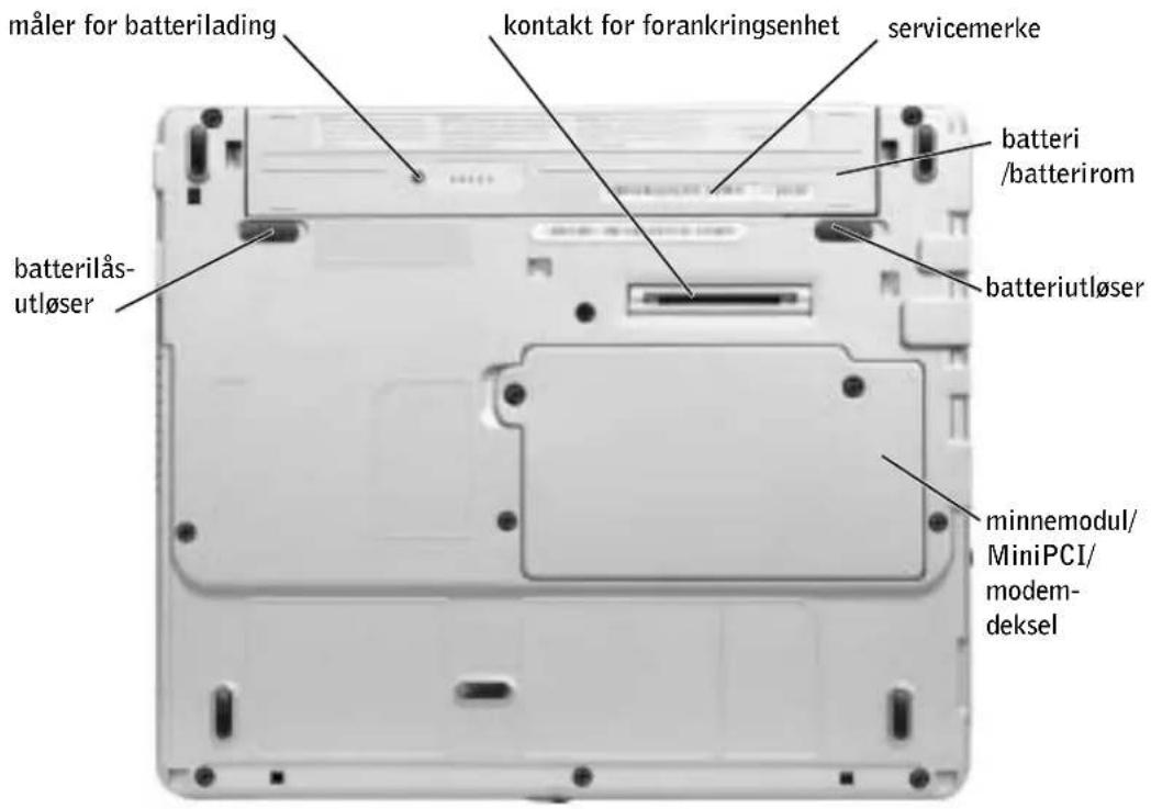 DELL Latitude X300 - Sett fra undersiden - 1