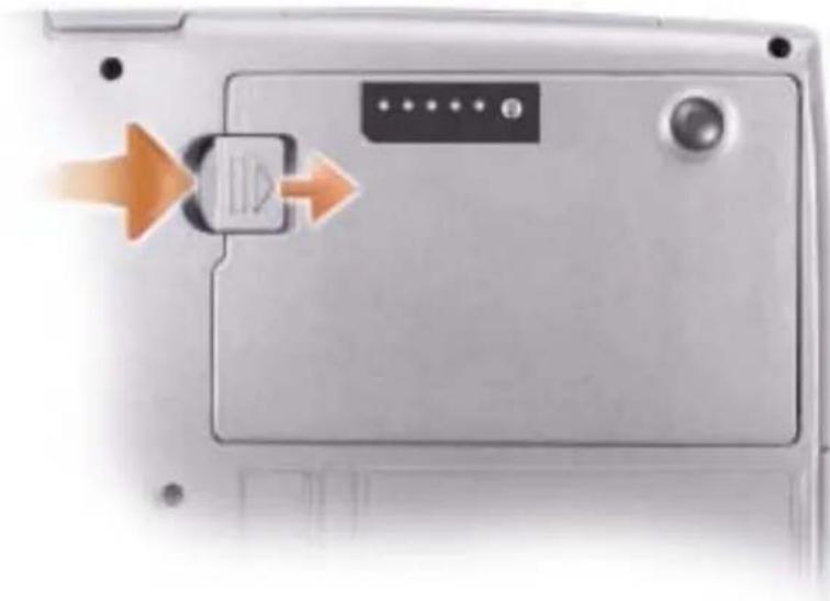 DELL Latitude D510 - WARNING! Koppla bort modemet från telefonjacket innan du gör något av nedanstående. - 1