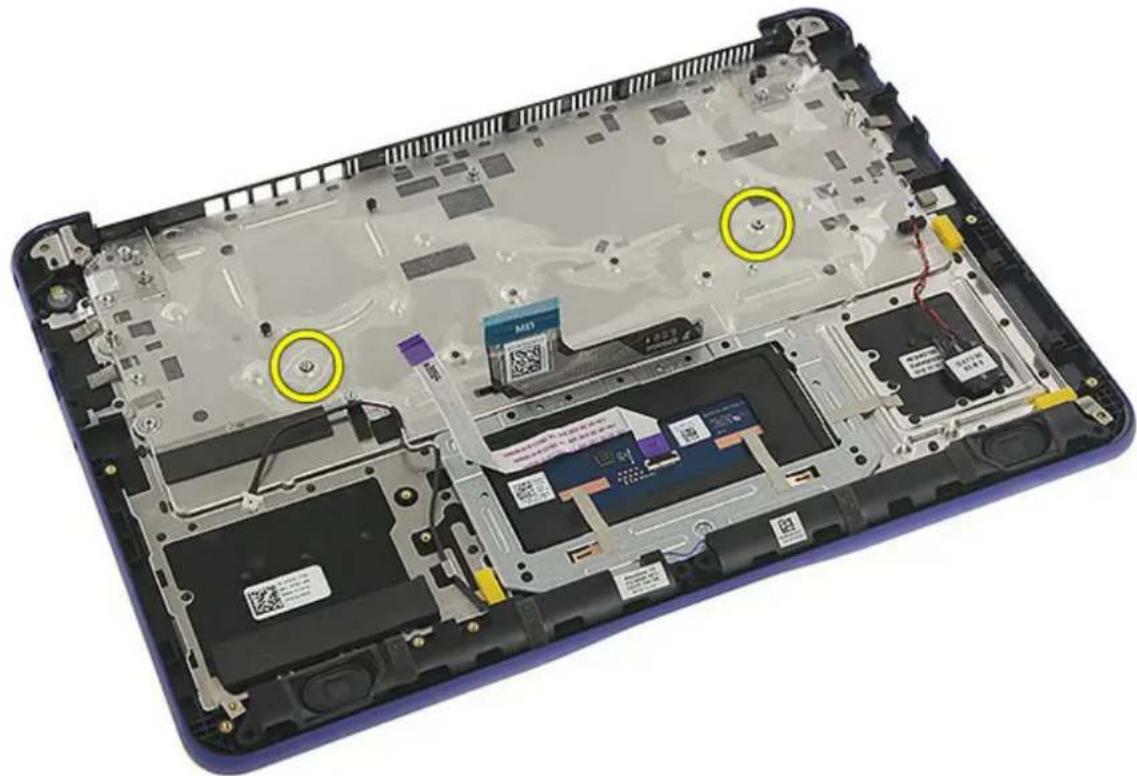 DELL Chromebook 13 3380 - Fjernelse af tastaturet - 2