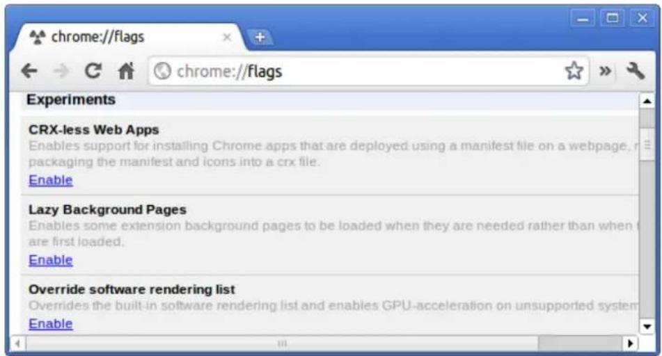 DELL Chromebook 13 3380 - List of Chrome URLs - 1