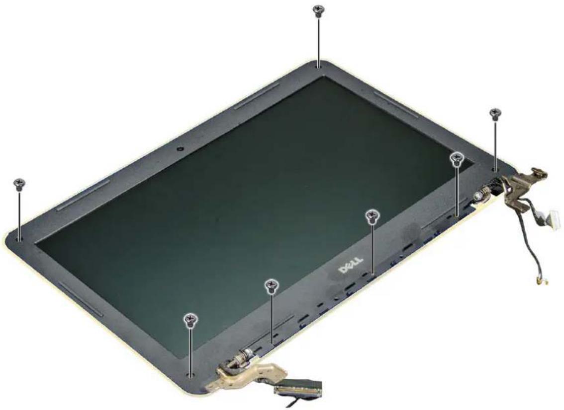 DELL Chromebook 13 3380 - Sådan fjernes LCD-facetten - 2