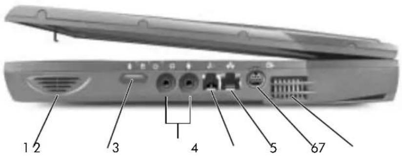 DELL Latitude C640 - Pohled zprava - 2