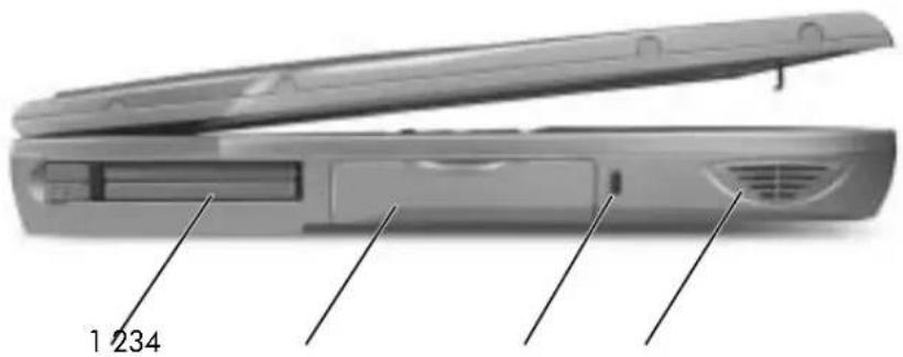 DELL Latitude C640 - Pohled zleva - 1