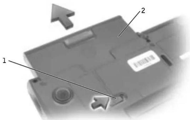 DELL Latitude C640 - Underside - 2