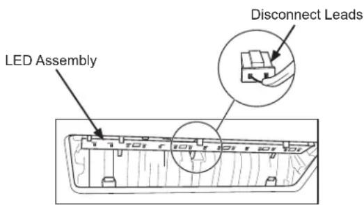 LED Assembly Disconnect Leads