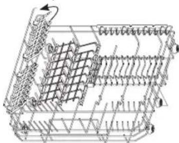 DELONGHI DDWTT17 - hinged cup rack - 1