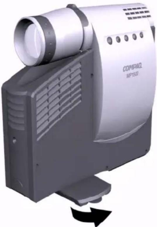 COMPAQ MP1800 - Balancing the Projector - 1
