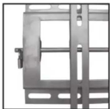 Clas Ohlson ML-P13 - Mounting the TV onto the wall bracket - 2