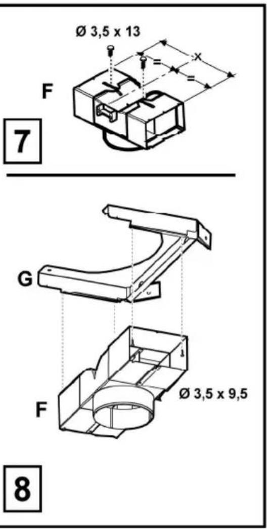 Ø 3,5 x 13 F 7 G Ø 3,5 x 9,5 F 8