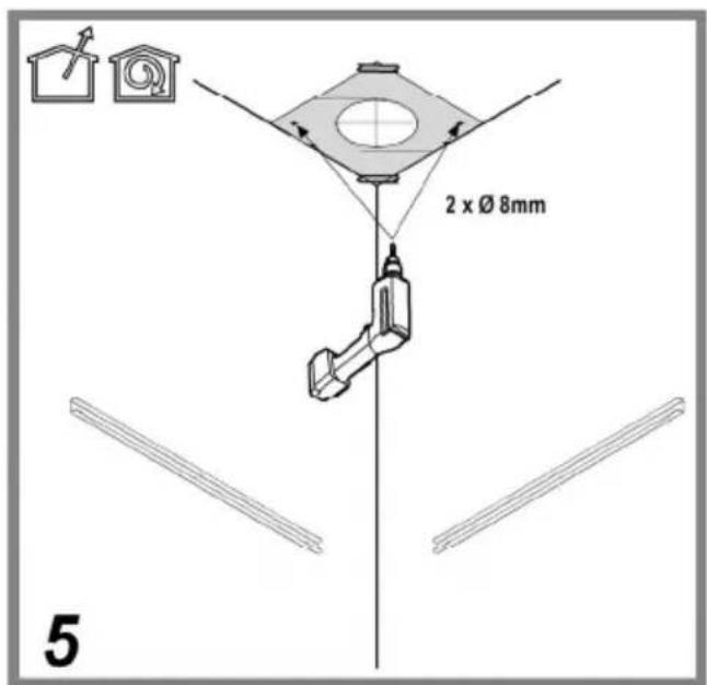 2 x Ø 8mm 5