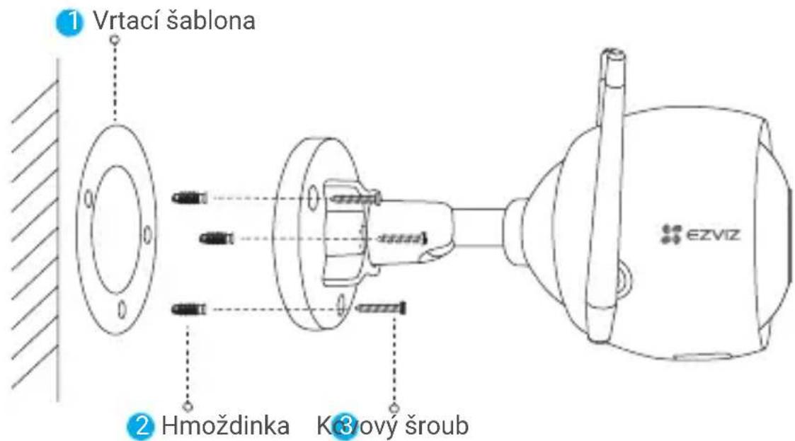 EZVIZ C3N - Montáž kamery - 2