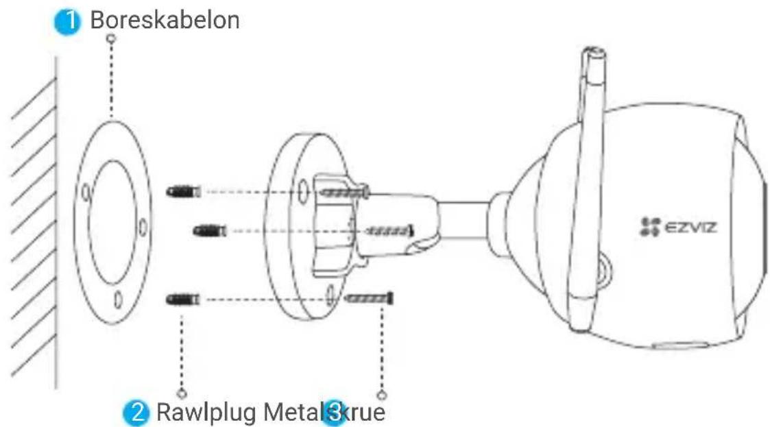 EZVIZ C3N - Installér kameraet - 2