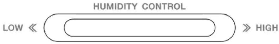 HUMIDITY CONTROL LOW « >> HIGH