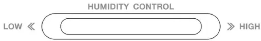 HUMIDITY CONTROL LOW « >> HIGH
