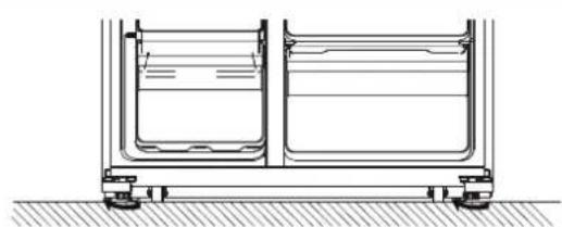 Eta 136090010 - Levelling and anchor the refrigerator - 2