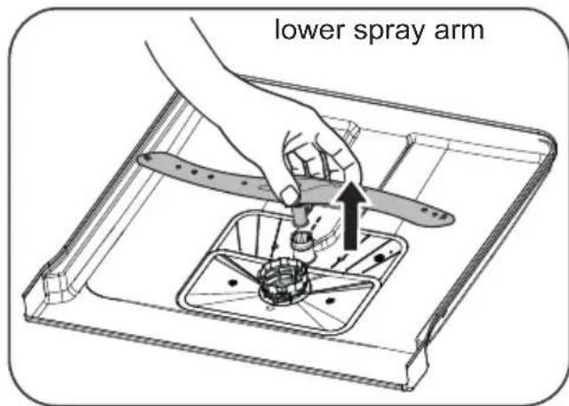 lower spray arm