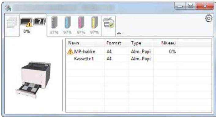 Navn Format Type Niveau MP-bakke A4 Alm. Papi 0% Kassette 1 A4 Alm. Papi