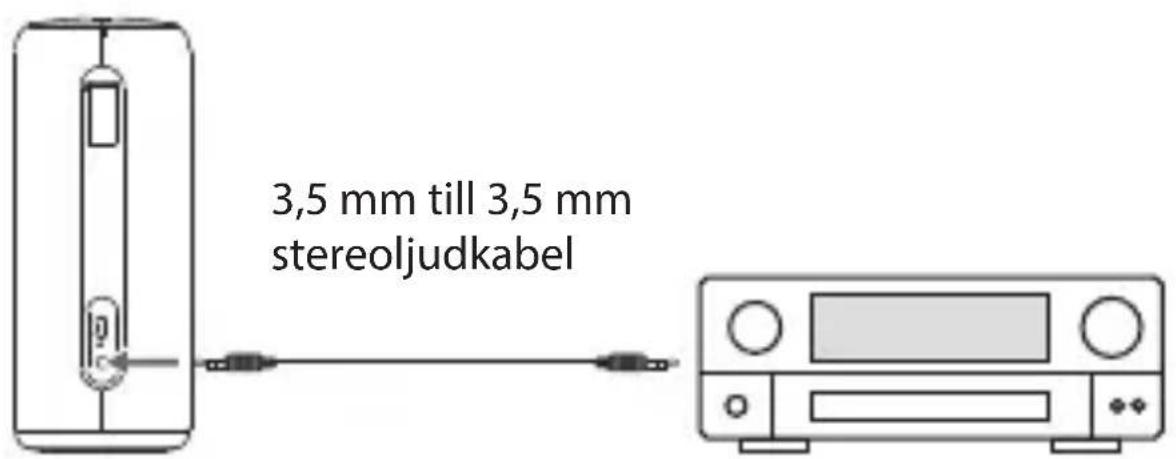 Constellation SCC10BTBK17E - Använda AUX IN-anslutningen - 1