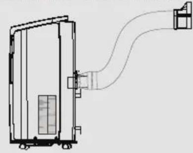DAITSU ADP-12FX-A3 - Note of Installingheat discharge pipe - 2