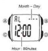 CASIO Collection A178WEA-1AES - To toggle between 12-hour and 24-hour timekeeping - 1