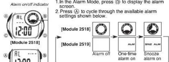 CASIO Collection A178WEA-1AES - Alarm Operation - 1