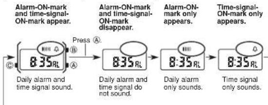 CASIO Collection LA670WEA-7EF - Setting daily alarm - 2