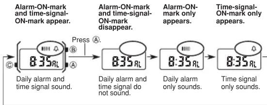 CASIO Collection LA670WEA-7EF - Setting daily alarm - 2
