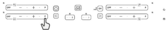 INDESIT IB 88B60 NE - TÆNDING/SLUKNING AF DET AKUSTISKE SIGNAL - 1