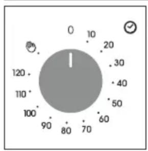 CANDY FCT625XL - Brug af minut-timeren Using the end of cooking timer - 2