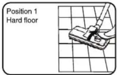Position 1 Hard floor