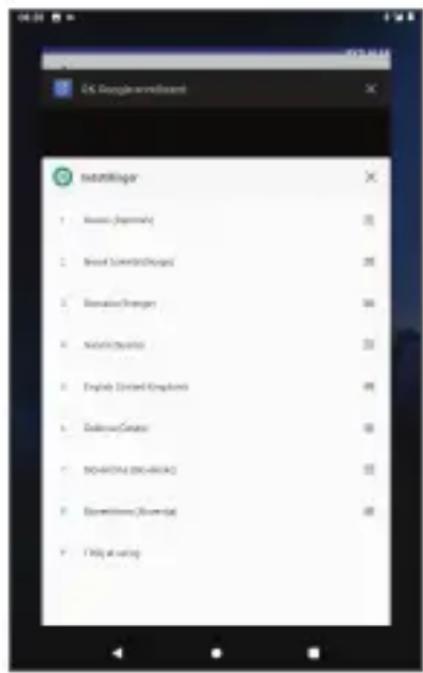 ALCATEL 3T 10 - Se seneste brugte applikationer - 1