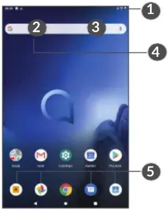 ALCATEL 3T 10 - Startskærm - 1