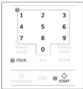 SAMSUNG MG32J5133AM - Текущее время - 1