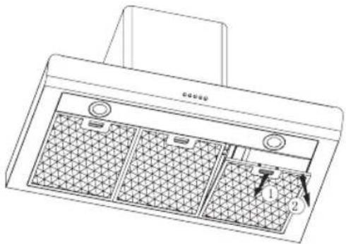 BRANDT BHB6902X - • WECHSEL DES KOHLEFILTERS (optional) - 1