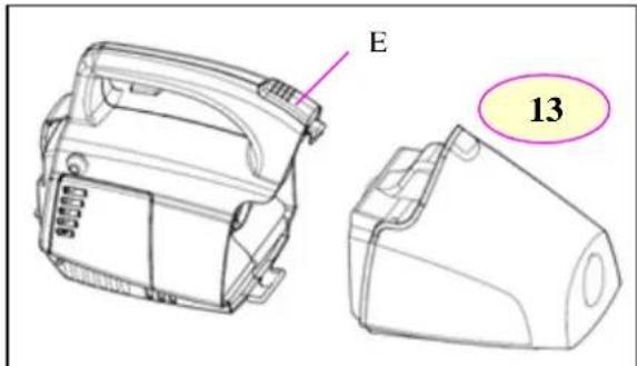 Campomatic RS600 - Empty the hand-held recovery tank - 1