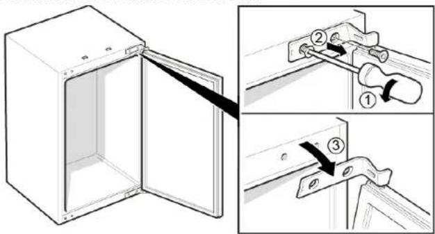 BOSCH GID18ASE0 - Retirer la charnière de porte - 1