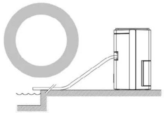 EQUATION WDH-1012EB - INSTALLATION DU TUYAU DE VIDANGE EN PVC - 1