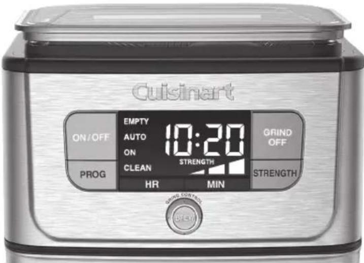 CUISINART DGB-800 - PANEL DE CONTROL - 1