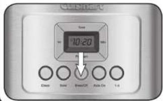 CUISINART DCC-3400 - SETUP AND USE - 4