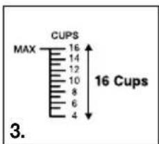 CUPS MAX 16 14 12 10 8 6 4 16 Cups 3.